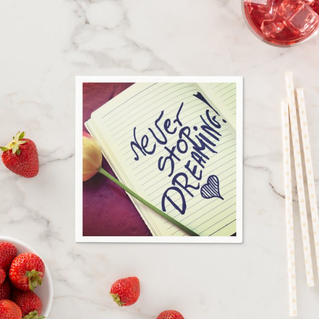 Servilleta De Papel Nunca rendirse (In situ)