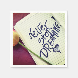 Servilleta De Papel Nunca rendirse