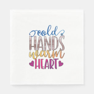 Servilleta De Papel Nurse Gift   Cold Hands Varm Heart