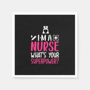 Servilleta De Papel Nurse Gift   Soy Una Enfermera De Lo Que Es Su Sup