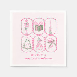Servilleta De Papel Nutcracker Girl A Merry Little Bridal Shower