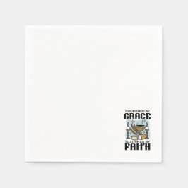 Servilleta De Papel Nutrida por Grace, sostenida por Faith Design