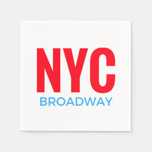 Servilleta De Papel NYC Broadway