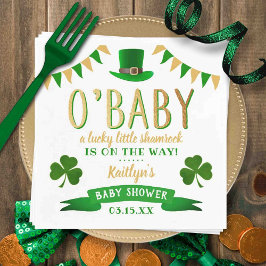 Servilleta De Papel O'Baby St. Patrick's Day Baby Shower