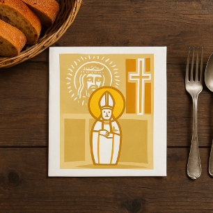 Servilleta De Papel Obispo católico Eucaristía Fe cristiana