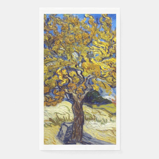 Servilleta De Papel Obra Maestra del Árbol de Moras de Van Gogh (Anverso)