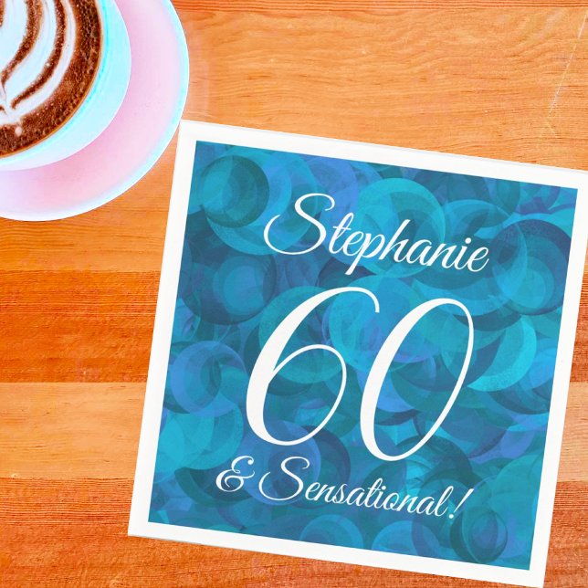 Servilleta De Papel Ocean Blue 60 y la fiesta sensacional de cumpleaño (Subido por el creador)