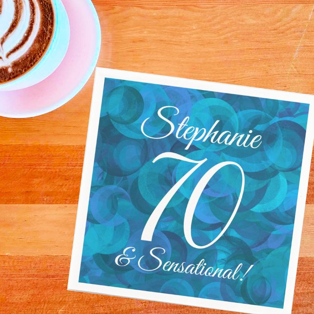 Servilleta De Papel Ocean Blue 70 y la fiesta sensacional de cumpleaño (Subido por el creador)
