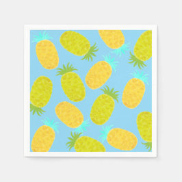 Servilleta De Papel Ocean Pineapples Pattern 