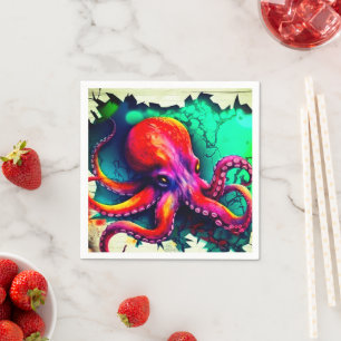 Servilleta De Papel Octopus