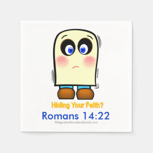 Servilleta De Papel Ocultación de la fe