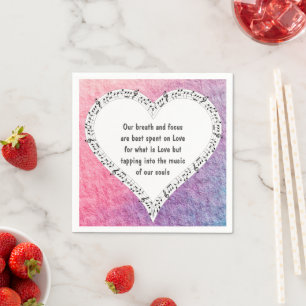 Servilleta De Papel Oda a las toallas de papel de amor del poeta Adiel