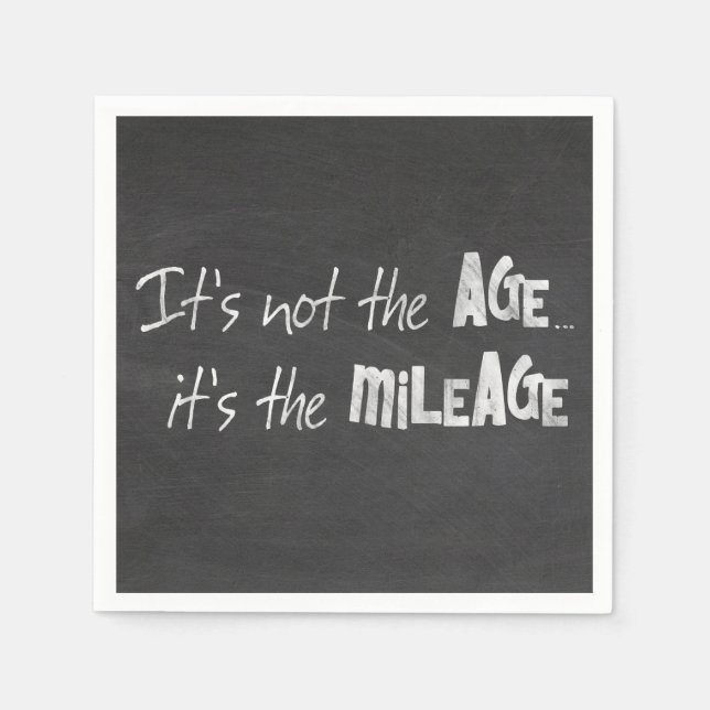 Servilleta De Papel oferta divertida en pizarra negra (Anverso)