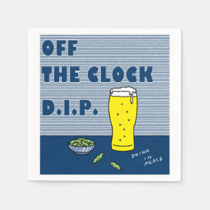 Servilleta De Papel Off the Clock D.I.P. (Bebe en paz)
