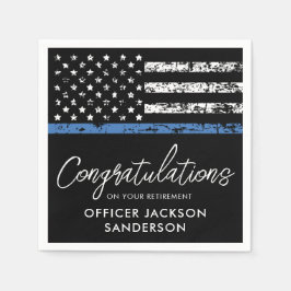 Servilleta De Papel Oficial de policía Fiesta de Jubilación