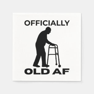 Servilleta De Papel Oficialmente Viejo AF