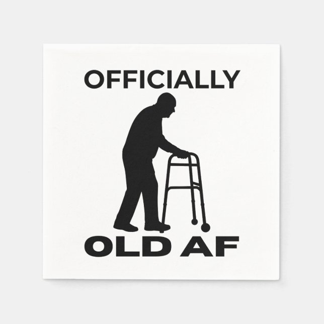 Servilleta De Papel Oficialmente Viejo AF (Anverso)