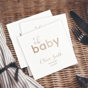 Servilleta De Papel Oh Baby Beige Neutral