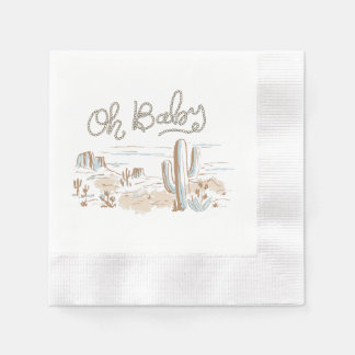 Servilleta De Papel Oh Baby Cowboy Desert Napkin