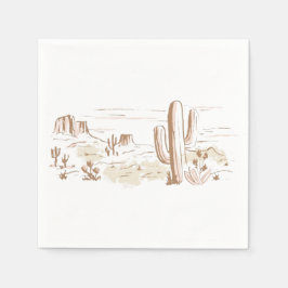 Servilleta De Papel Oh Baby Cowgirl Shower 