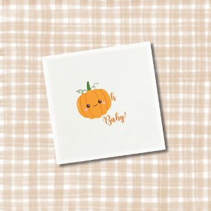 Servilleta De Papel Oh Baby Cumpkin Calabaza Caída Ducha Nappo