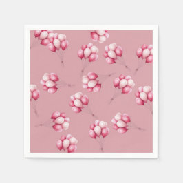 Servilleta De Papel Oh Baby Pink Balloons