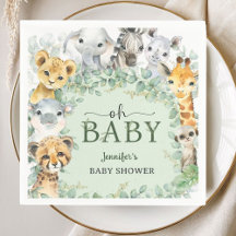 Oh Baby Safari de la Jungla Animales Fiesta para e