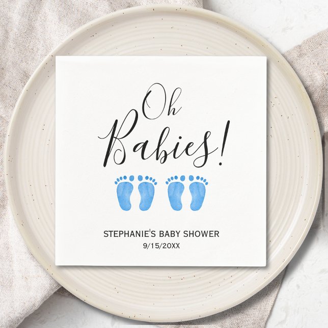 Servilleta De Papel Oh Baby Twys, Baby Shower (Subido por el creador)