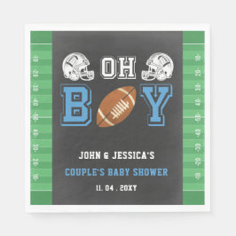 Servilleta De Papel Oh Boy Super Bowball Football Baby Shower