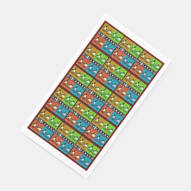 Servilleta De Papel Oh Canadá - Napkin de papel (Esquina)