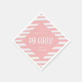 Servilleta De Papel ¡Oh Chicas! Chicas gemelos gracias fiesta serville