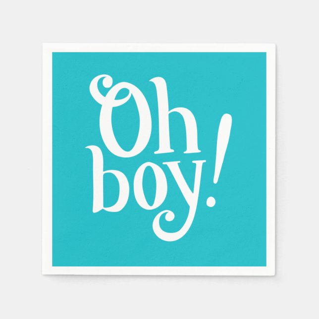 Servilleta De Papel ¡Oh chico! (Anverso)