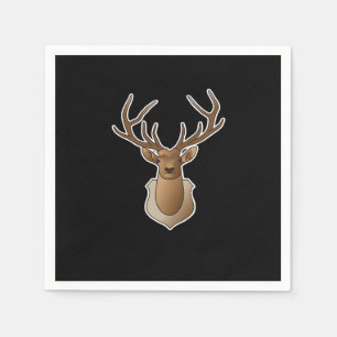 Servilleta De Papel Oh Deer Diseño Minimalista 
