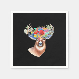 Servilleta De Papel Oh Deer Estilo Artístico Moderno