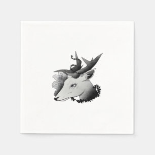 Servilleta De Papel Oh Deer Estilo Clásico 