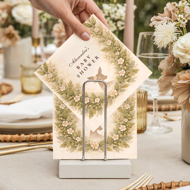 Servilleta De Papel Oh Deer Forest Baby Shower (Subido por el creador)