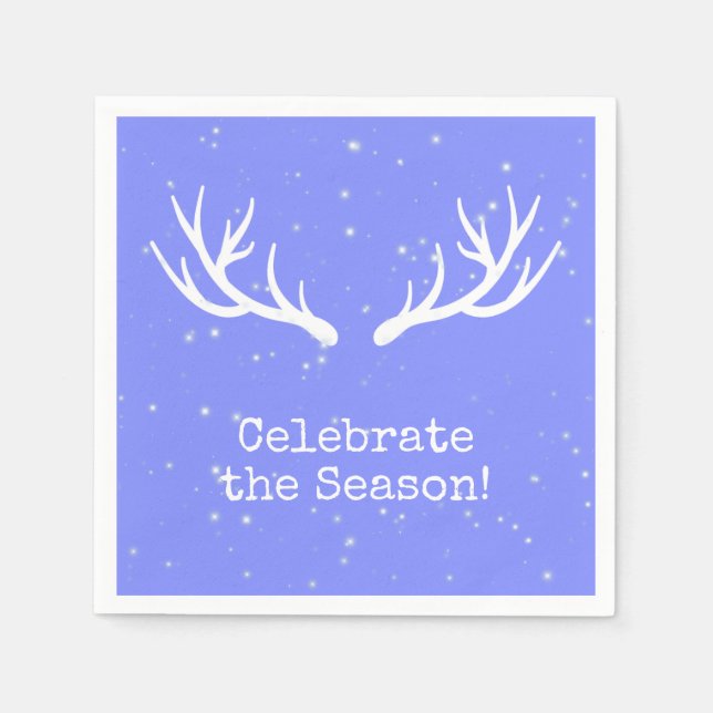 Servilleta De Papel Oh Deer Holiday Napkins (Anverso)