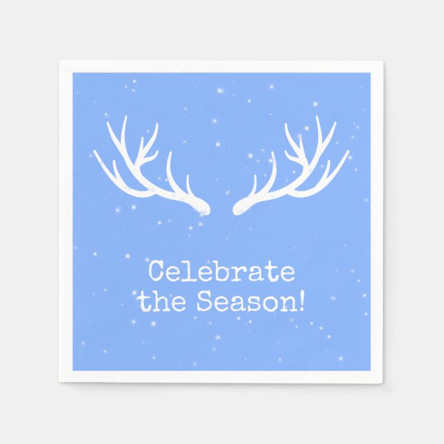 Servilleta De Papel Oh Deer Holiday Napkins (Anverso)