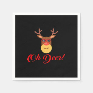 Servilleta De Papel Oh Deer Retro Classic
