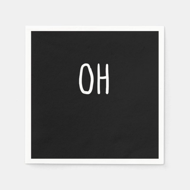 Servilleta De Papel Oh Deer Trendy Halloween Style  (Anverso)