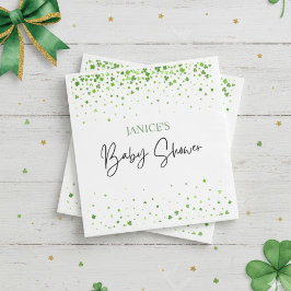 Servilleta De Papel Oh Girl St. Patrick's Day Baby Shower Green