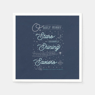 Servilleta De Papel Oh Navidades de la noche sagrada Fiesta pañales d