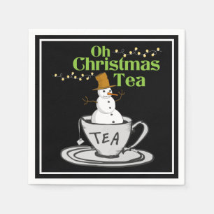 Servilleta De Papel Oh Navidades Té - Vacaciones de Tea Lover