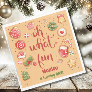 Servilleta De Papel Oh, qué navidades divertidos cumpleaños