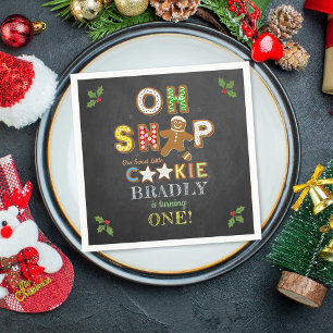 Servilleta De Papel ¡Oh Snap! Gingerbread Cookie Cualquier Cumpleaños