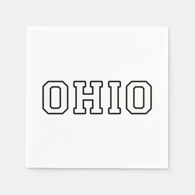 Servilleta De Papel Ohio (Anverso)