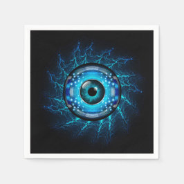 Servilleta De Papel Ojo de circuito cibernético