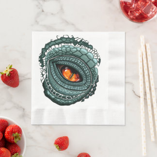 Servilleta De Papel Ojo de depredador reptil primitivo