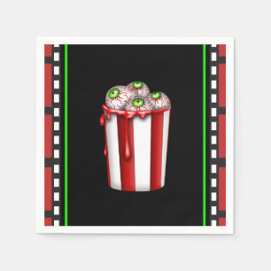 Servilleta De Papel Ojo de palomitas de maíz Favor de fiesta de noche 