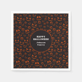 Servilleta De Papel Ojos y tontos de calabaza en la fiesta de Hallowee